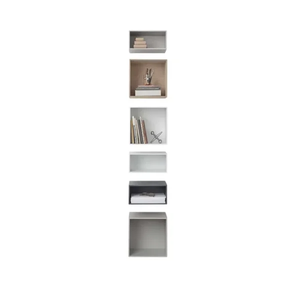 Muuto Regale-Mini Stacked 2.0, klein, hellgrau