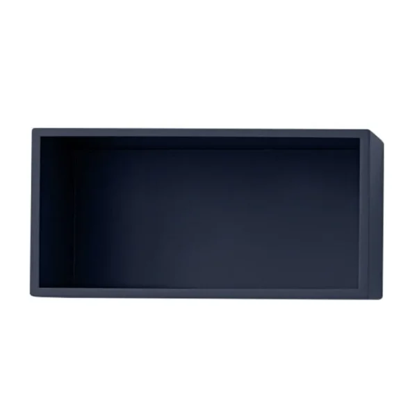 HAY Regale-Muuto Mini Stacked 2.0 Regalmodul, klein, Mitternachtsblau