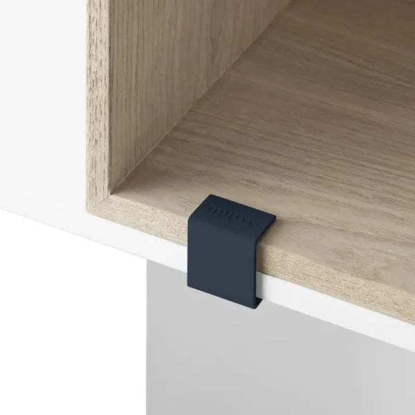 String Furniture Regale-Muuto Mini Stacked Clip, 5 Stück, Mitternachtsblau