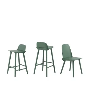 Muuto Sitzgelegenheiten-Nerd Barhocker, 75 cm, grün