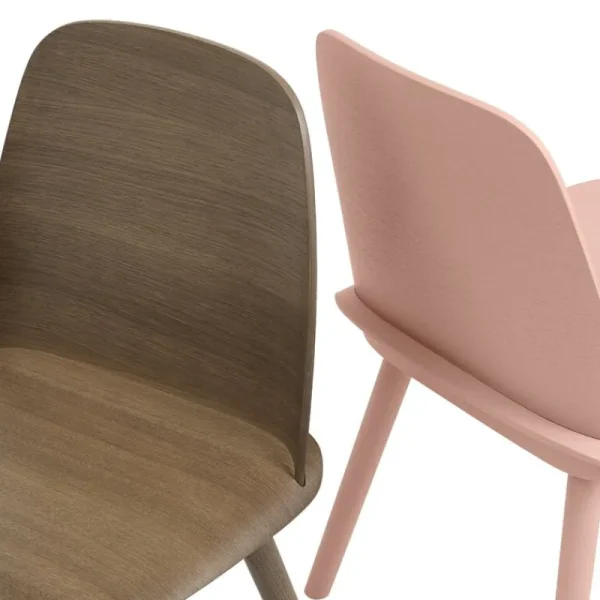 Vitra Sitzgelegenheiten-Muuto Nerd Stuhl, Dunkelbraun gebeizt