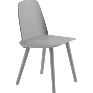 Vitra Sitzgelegenheiten-Muuto Nerd Stuhl, grau