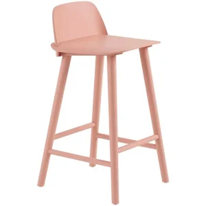 Muuto Sitzgelegenheiten-Nerd Tresenhocker, 65 cm, hellrosa