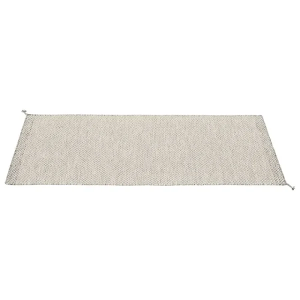Muuto Outdoor-textilien^Ply Teppich, recyceltes Polyester, 80 x 200 cm, off-white