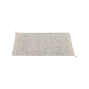 Muuto Outdoor-textilien^Ply Teppich, recyceltes Polyester, 85 x 140 cm, schwarz - weiß