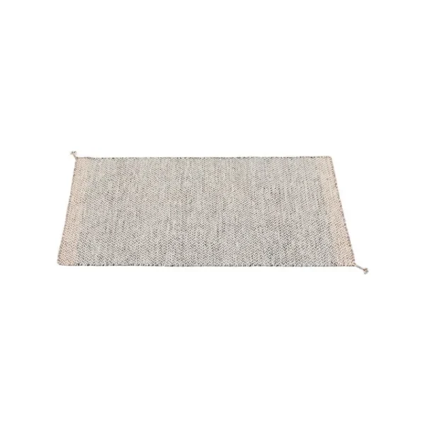 Muuto Outdoor-textilien^Ply Teppich, recyceltes Polyester, 85 x 140 cm, schwarz - weiß
