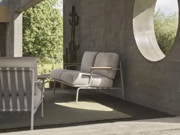 Muuto Outdoor-textilien^Ply Teppich, recyceltes Polyester, 85 x 140 cm, moosgrün
