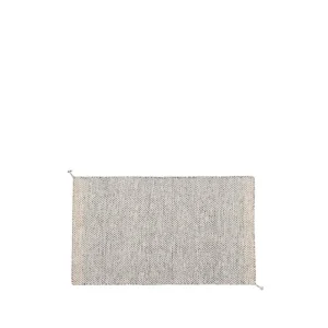 Muuto Outdoor-textilien^Ply Teppich, recyceltes Polyester, 85 x 140 cm, schwarz - weiß