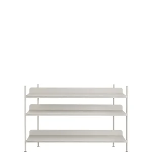 Muuto Regale-Regal Compile, Konfiguration 2, grau
