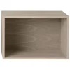 HAY Regale-Muuto Regalmodul Stacked mit Rückwand, groß, Eiche