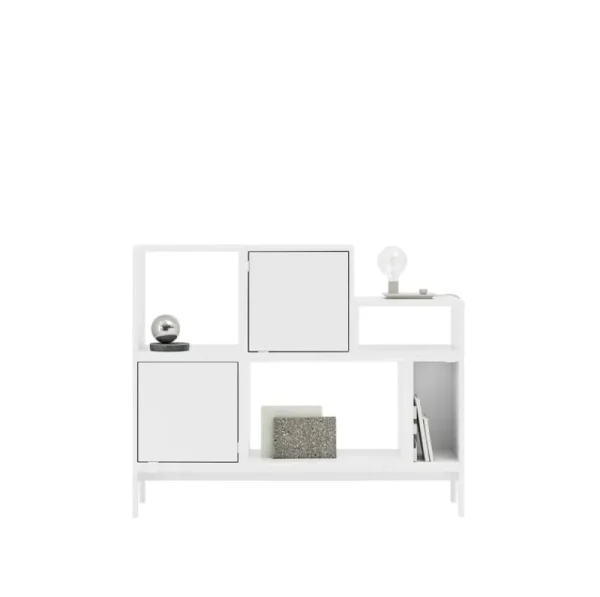 String Furniture Regale-Muuto Regalmodul Stacked, klein, weiß