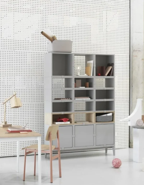 Muuto Regale-Regalmodul Stacked, klein, Eiche