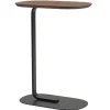 HAY Tische-Muuto Relate Beistelltisch, Höhe: 73,5 cm, Eiche massiv geräuchert – S