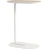Muuto Tische-Relate Beistelltisch, Höhe: 73,5 cm, Eichenfurnier – Cremefarben