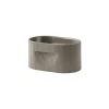 Muuto Indoor-gardening^Ridge Blumentopf, H 13 cm, taupe