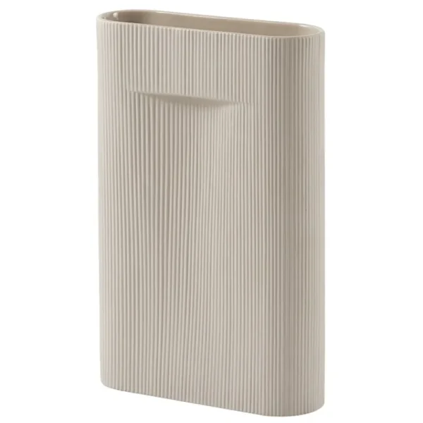 Muuto Vasen-Ridge Vase, 48,5 cm, Beige