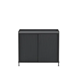 Muuto Aufbewahrungsmöbel-Sideboard Enfold, 100 cm, hoch, schwarz