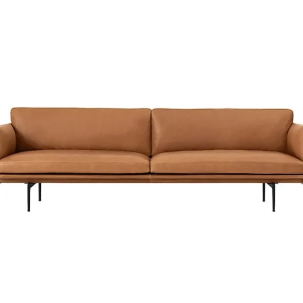 Audo Copenhagen Sofas Und Liegen-Muuto Sofa Outline, 3-Sitzer