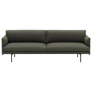 Audo Copenhagen Sofas Und Liegen-Muuto Sofa Outline, 3-Sitzer