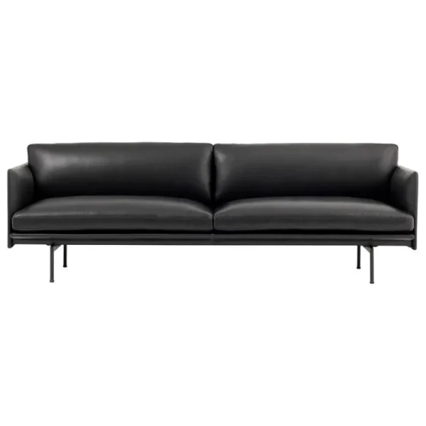 Audo Copenhagen Sofas Und Liegen-Muuto Sofa Outline, 3-Sitzer