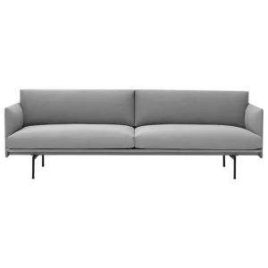 Audo Copenhagen Sofas Und Liegen-Muuto Sofa Outline, 3-Sitzer