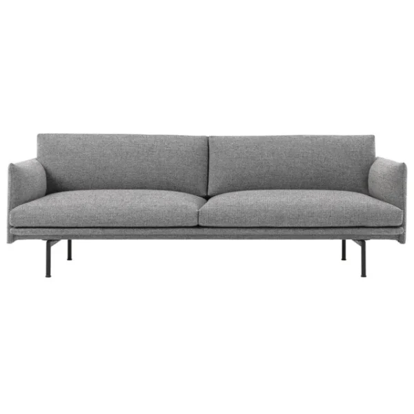 Audo Copenhagen Sofas Und Liegen-Muuto Sofa Outline, 3-Sitzer