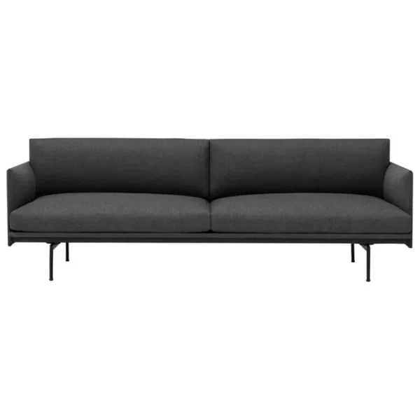 Audo Copenhagen Sofas Und Liegen-Muuto Sofa Outline, 3-Sitzer