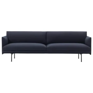 Audo Copenhagen Sofas Und Liegen-Muuto Sofa Outline, 3-Sitzer