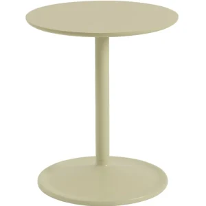 Muuto Tische-Soft Beistelltisch, 41 cm, hoch, Beigegrün