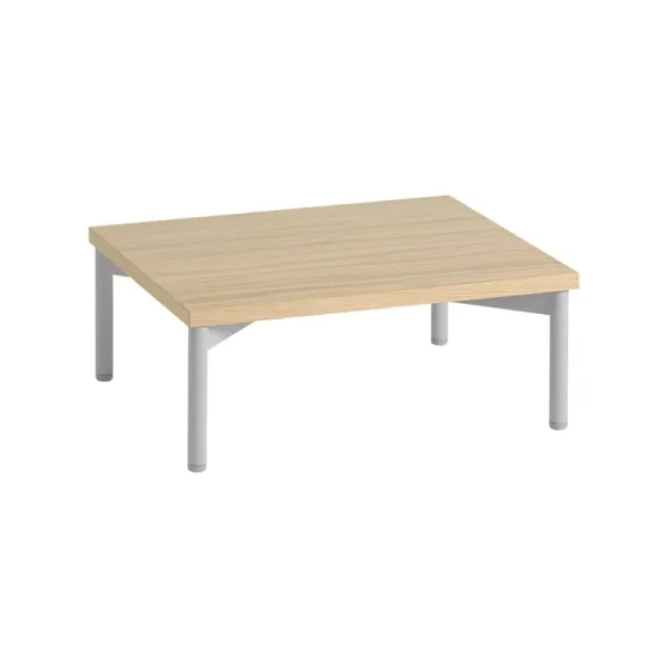 Muuto Regale-Stacked Podest mit Rohrgestell, 43,5 x 35 x 17 cm, Eiche