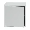Muuto Regale-Stacked Regalmodul mit Tür, mittel, grau