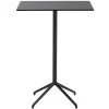 Muuto Tische-Still Cafe Stehtisch, 75 x 65 cm, H. 105 cm, schwarz