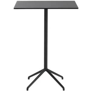 Muuto Tische-Still Cafe Stehtisch, 75 x 65 cm, H. 105 cm, schwarz