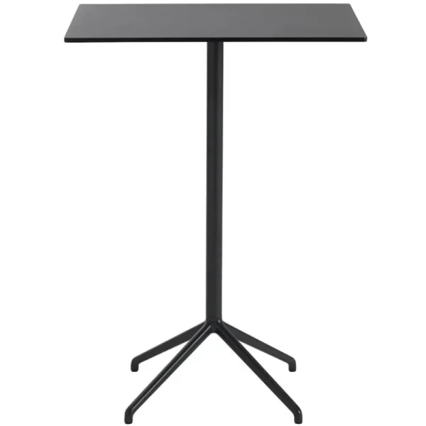 Muuto Tische-Still Cafe Stehtisch, 75 x 65 cm, H. 105 cm, schwarz