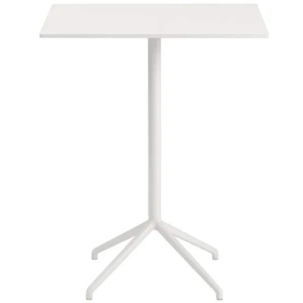 Muuto Tische-Still Cafe Stehtisch, 75 x 65 cm, H. 95 cm, weiß