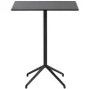 HAY Tische-Muuto Still Cafe Stehtisch, 75 x 65 cm, H. 95 cm, schwarz