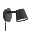 Nemo Lighting Wandleuchten-Muuto Tip Wandleuchte, Schwarz