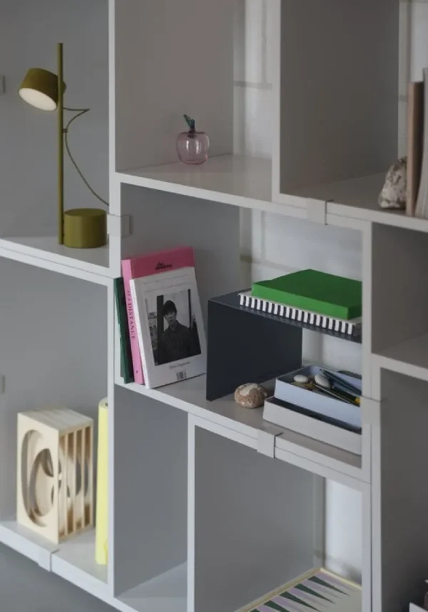 Muuto Tischlampen-Tischleuchte Post, braun-grün