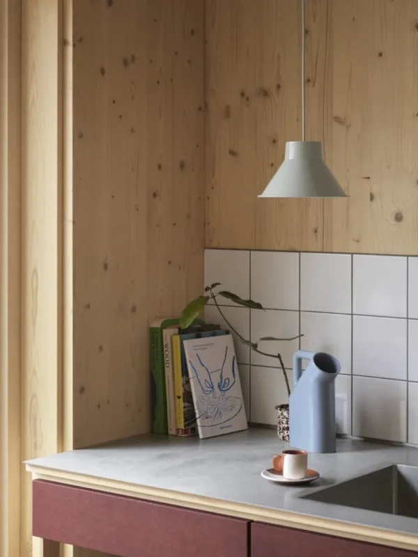 Muuto Deckenleuchten-Top Pendelleuchte, 21 cm, Tiefrot