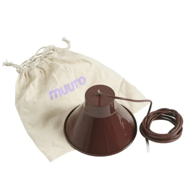 Muuto Deckenleuchten-Top Pendelleuchte, 21 cm, Tiefrot