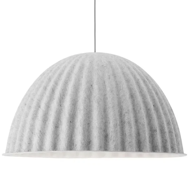 Audo Copenhagen Deckenleuchten-Muuto Under the Bell Pendelleuchte, 82 cm, weiß meliert