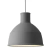 Muuto Deckenleuchten-Unfold Leuchte, dunkelgrau