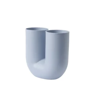 Vitra Vasen-Muuto Vase Kink, hellblau