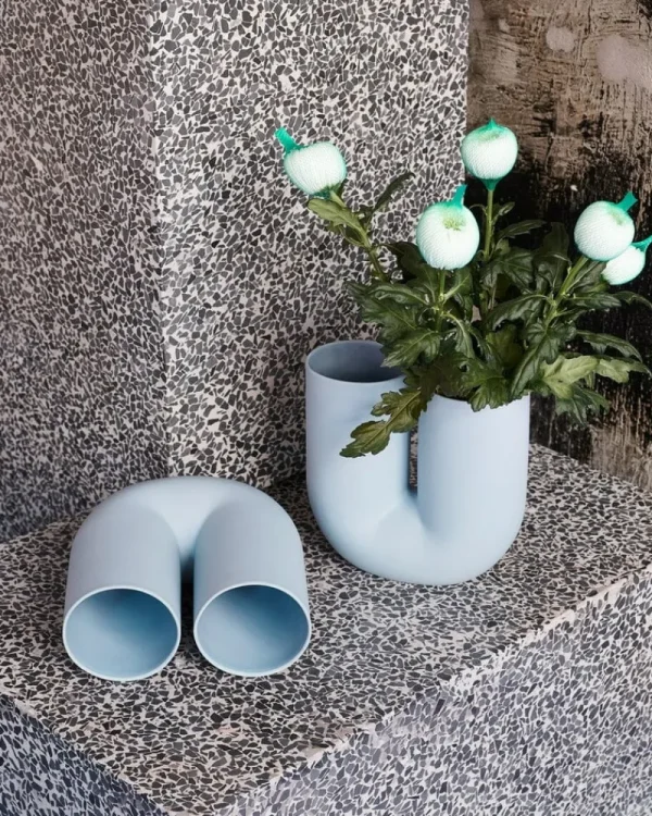 Vitra Vasen-Muuto Vase Kink, hellblau