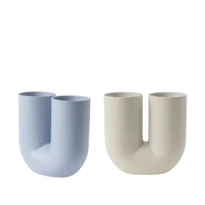 Vitra Vasen-Muuto Vase Kink, hellblau