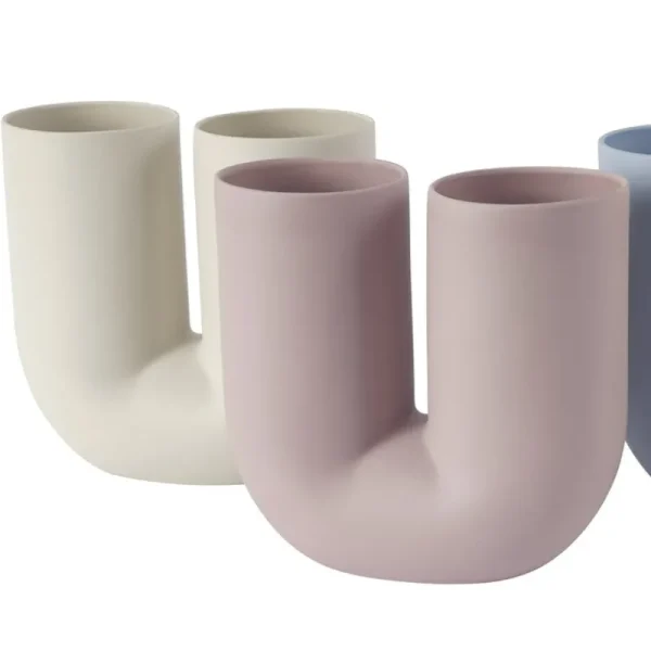 Vitra Vasen-Muuto Vase Kink, hellblau