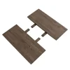 Vitra Tische-Muuto Verlängerung für Earnest Tisch, 2er-Set, dunkle geölte Eiche