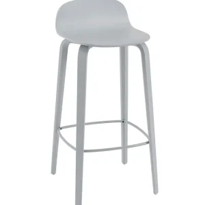 Muuto Sitzgelegenheiten-Visu Barhocker, 75 cm, grau