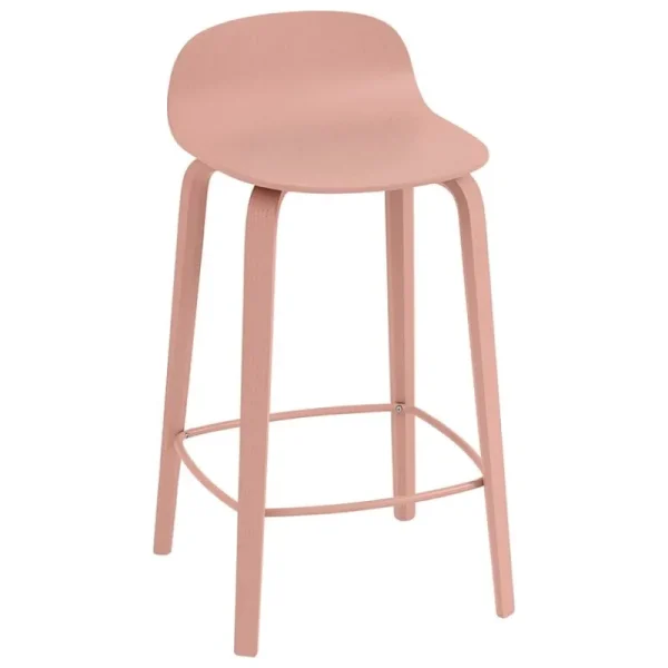 GUBI Sitzgelegenheiten-Muuto Visu Thekenhocker, 65 cm, hellrosa
