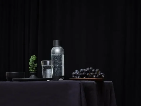 Mysoda Sport- Und Outdoor-produkte | Haushaltsgeräte^Wasserflasche 1 l, 2 Stück, Schwarz